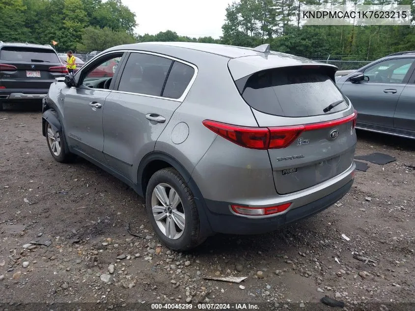 2019 Kia Sportage Lx VIN: KNDPMCAC1K7623215 Lot: 40045299