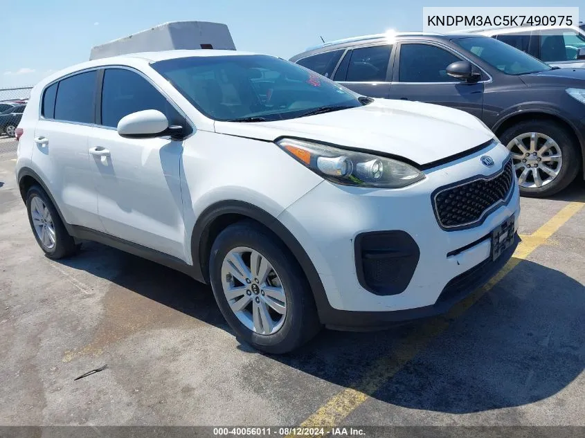 KNDPM3AC5K7490975 2019 Kia Sportage Lx