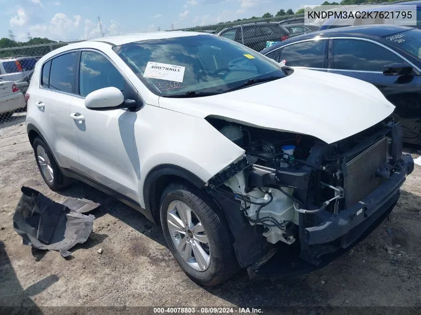 KNDPM3AC2K7621795 2019 Kia Sportage Lx