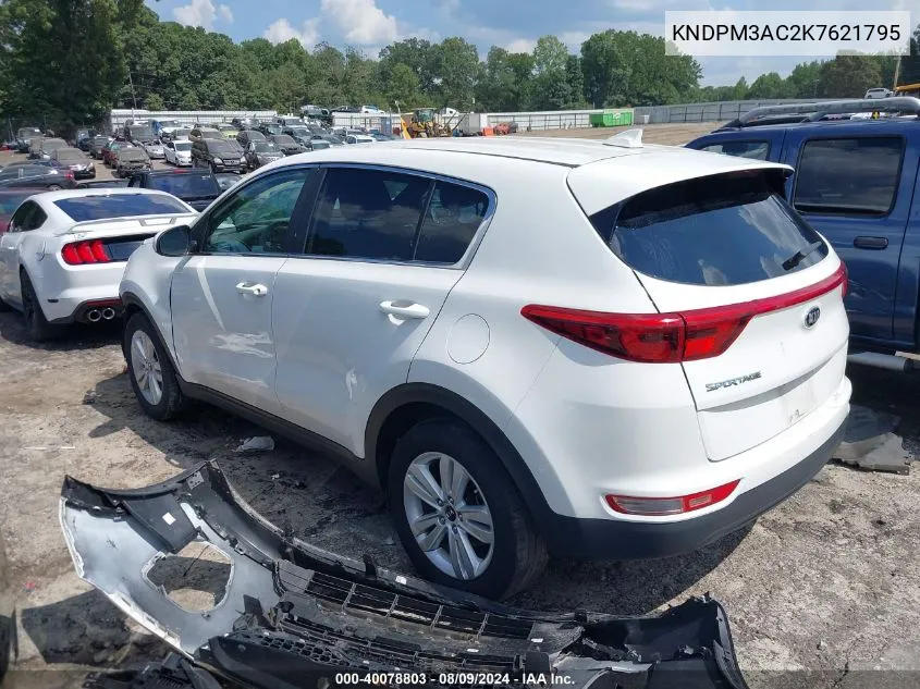 KNDPM3AC2K7621795 2019 Kia Sportage Lx