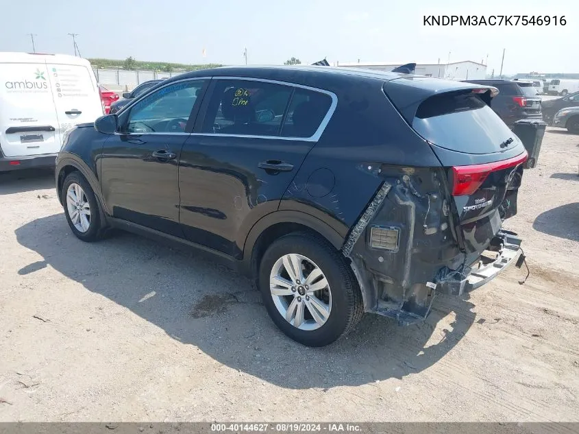 KNDPM3AC7K7546916 2019 Kia Sportage Lx