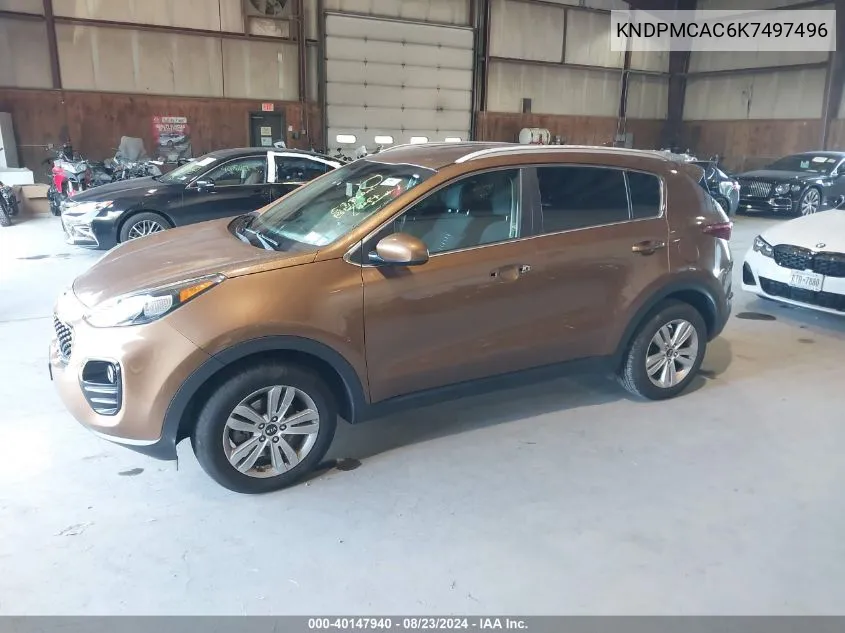 KNDPMCAC6K7497496 2019 Kia Sportage Lx