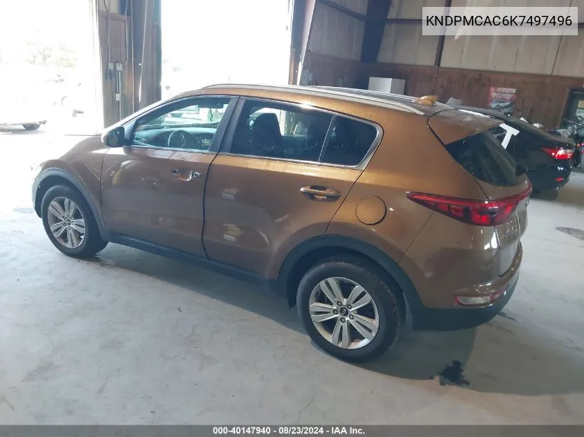 KNDPMCAC6K7497496 2019 Kia Sportage Lx