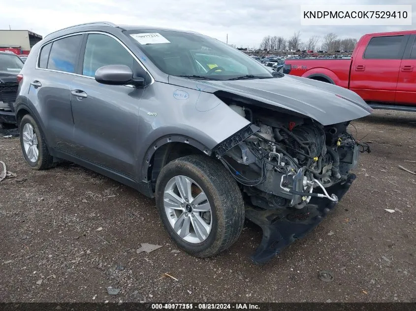 KNDPMCAC0K7529410 2019 Kia Sportage Lx