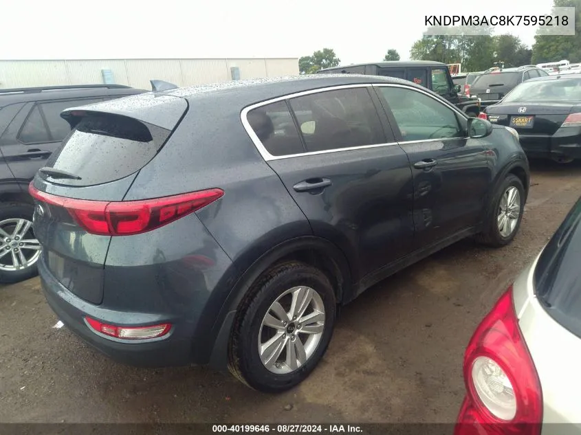 KNDPM3AC8K7595218 2019 Kia Sportage Lx