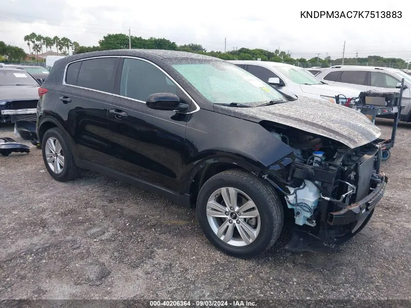 KNDPM3AC7K7513883 2019 Kia Sportage Lx