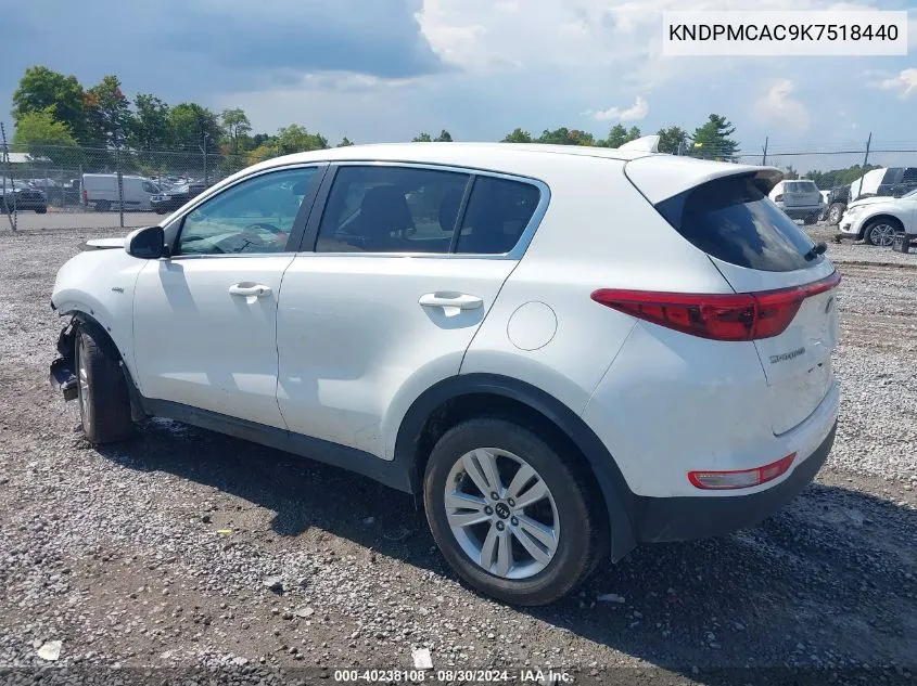 KNDPMCAC9K7518440 2019 Kia Sportage Lx