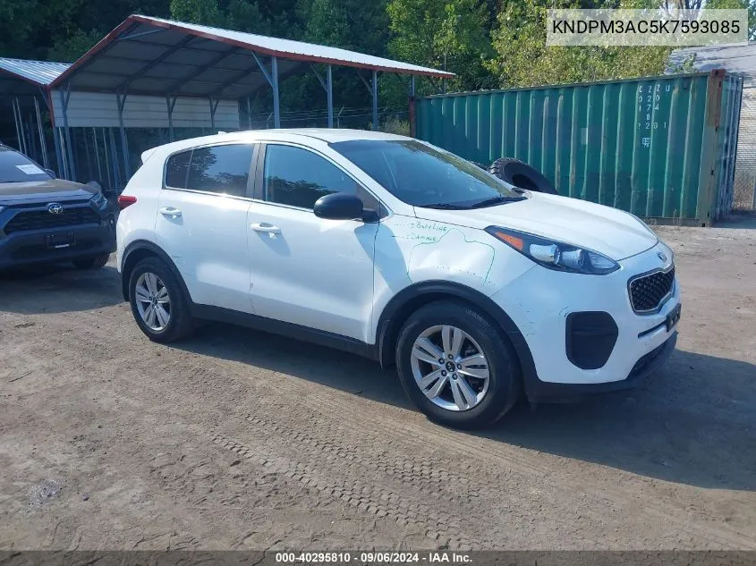 KNDPM3AC5K7593085 2019 Kia Sportage Lx