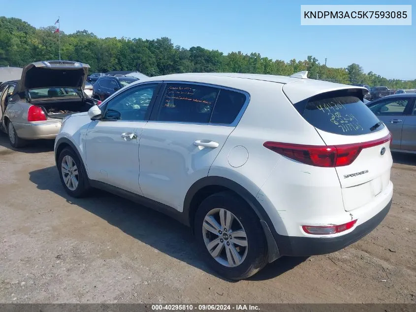 KNDPM3AC5K7593085 2019 Kia Sportage Lx