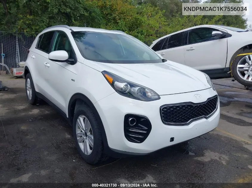 KNDPMCAC1K7556034 2019 Kia Sportage Lx