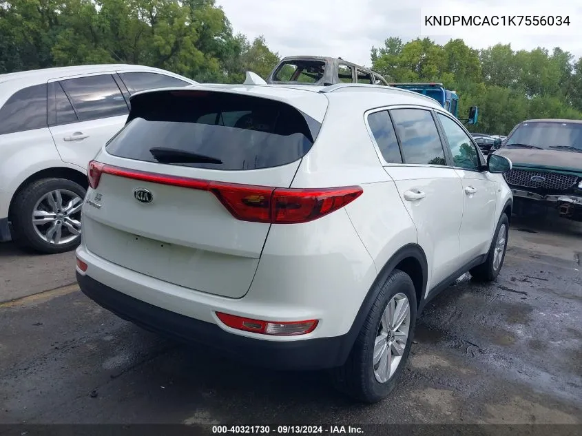 KNDPMCAC1K7556034 2019 Kia Sportage Lx