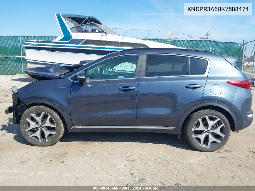 KNDPR3A68K7588474 2019 Kia Sportage Sx Turbo