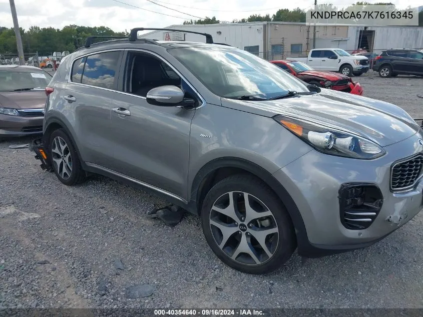 KNDPRCA67K7616345 2019 Kia Sportage Sx Turbo