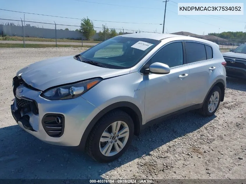 KNDPMCAC3K7534052 2019 Kia Sportage Lx