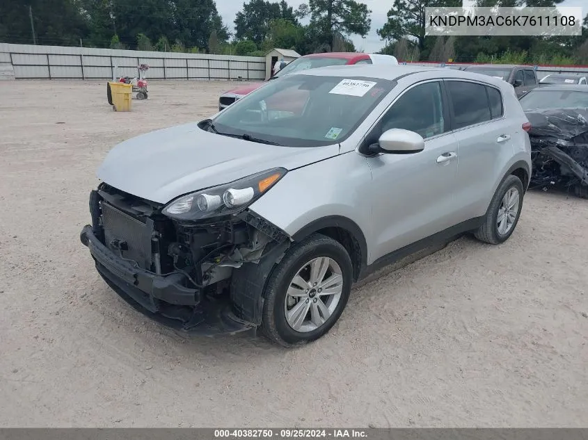 KNDPM3AC6K7611108 2019 Kia Sportage Lx