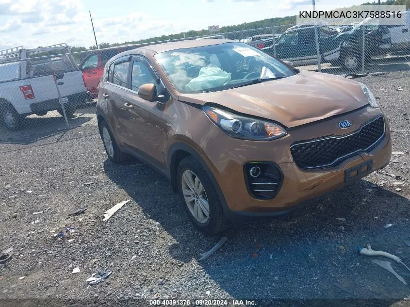 KNDPMCAC3K7588516 2019 Kia Sportage Lx