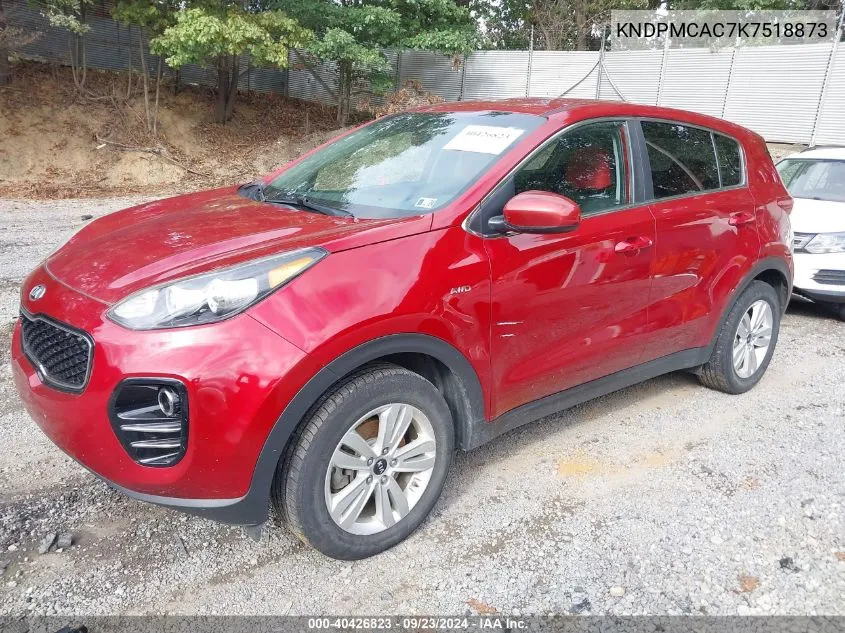 KNDPMCAC7K7518873 2019 Kia Sportage Lx