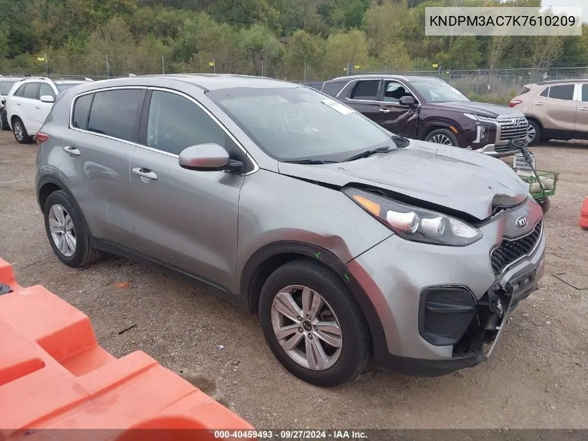 2019 Kia Sportage Lx VIN: KNDPM3AC7K7610209 Lot: 40459493