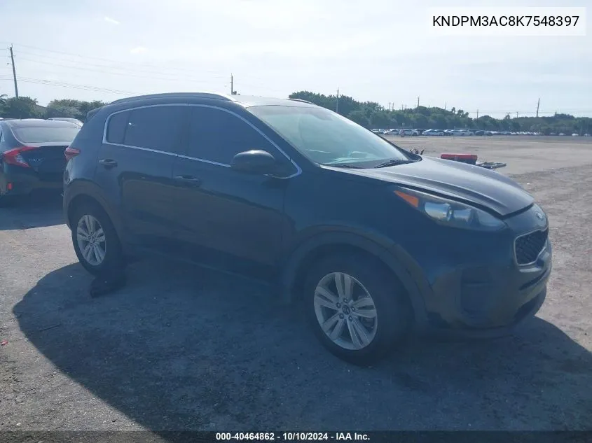 2019 Kia Sportage Lx VIN: KNDPM3AC8K7548397 Lot: 40464862