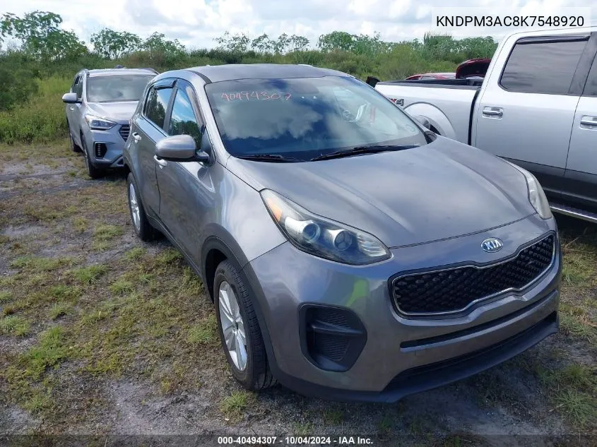 KNDPM3AC8K7548920 2019 Kia Sportage Lx