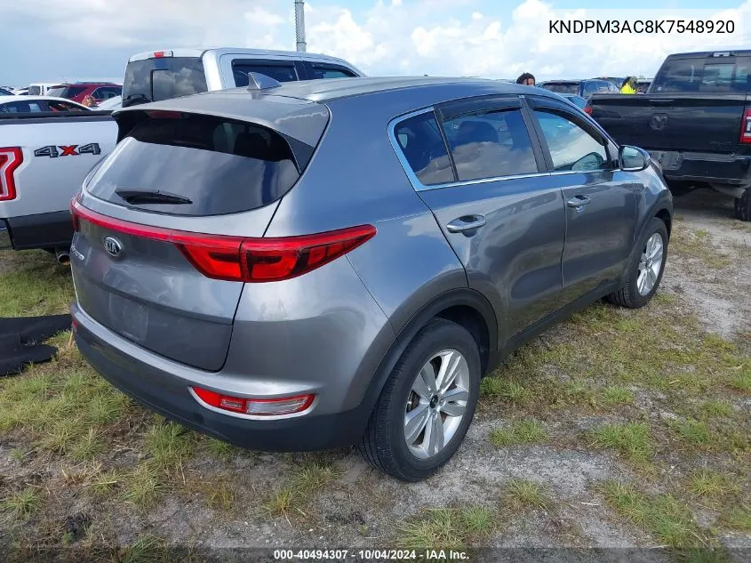 KNDPM3AC8K7548920 2019 Kia Sportage Lx