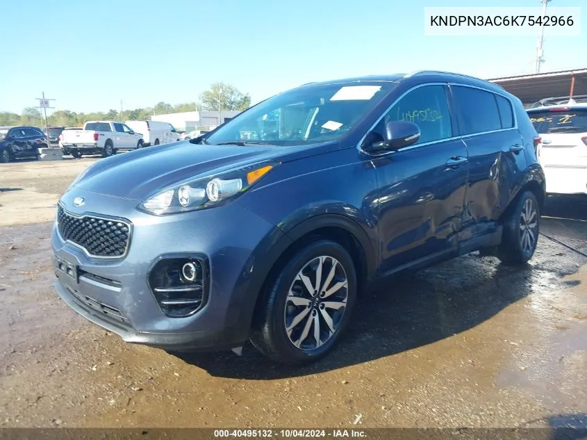 KNDPN3AC6K7542966 2019 Kia Sportage Ex