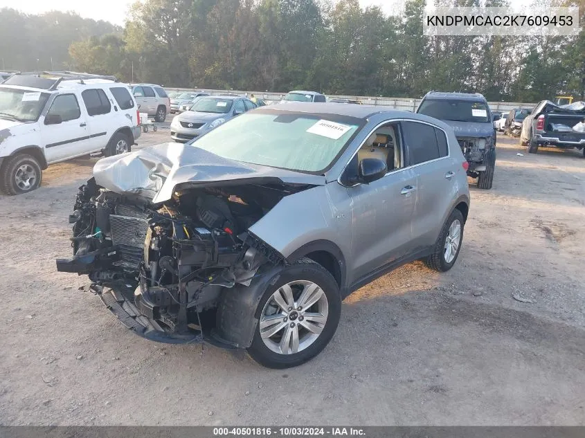 KNDPMCAC2K7609453 2019 Kia Sportage Lx