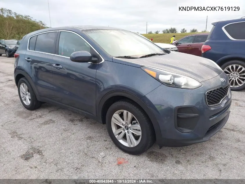 2019 Kia Sportage Lx VIN: KNDPM3ACXK7619129 Lot: 40543545