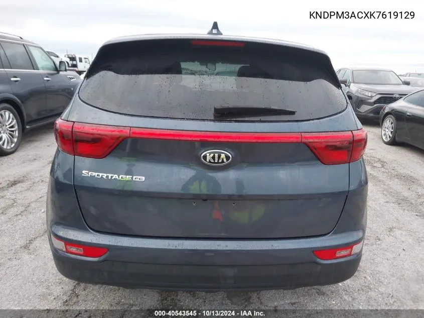 2019 Kia Sportage Lx VIN: KNDPM3ACXK7619129 Lot: 40543545