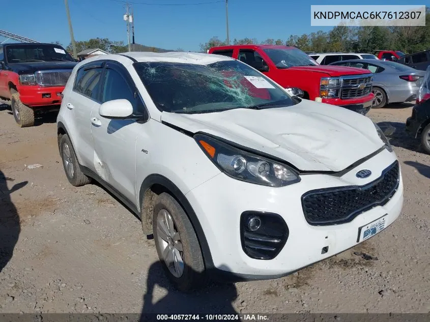 2019 Kia Sportage Lx VIN: KNDPMCAC6K7612307 Lot: 40572744