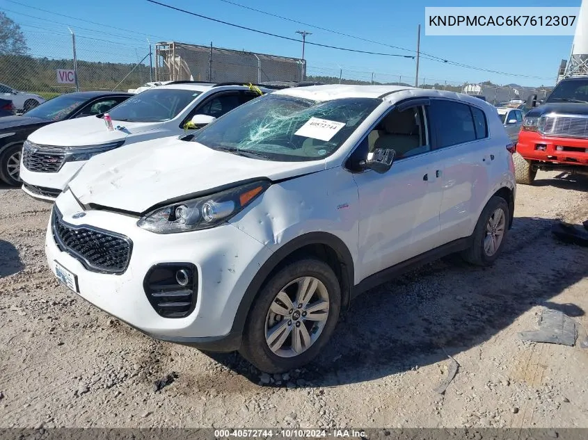 2019 Kia Sportage Lx VIN: KNDPMCAC6K7612307 Lot: 40572744