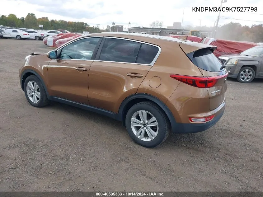 2019 Kia Sportage Lx VIN: KNDPM3AC9K7527798 Lot: 40595333