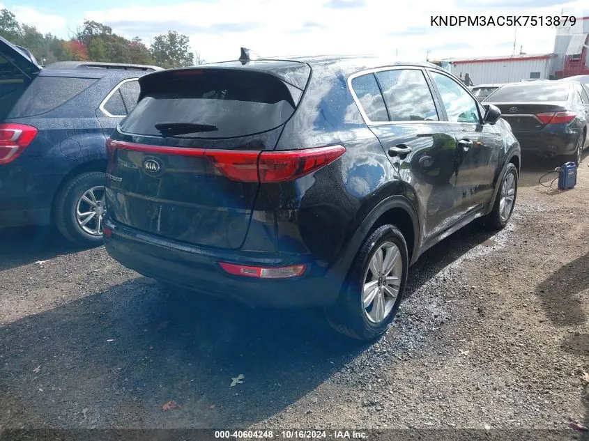 2019 Kia Sportage Lx VIN: KNDPM3AC5K7513879 Lot: 40604248