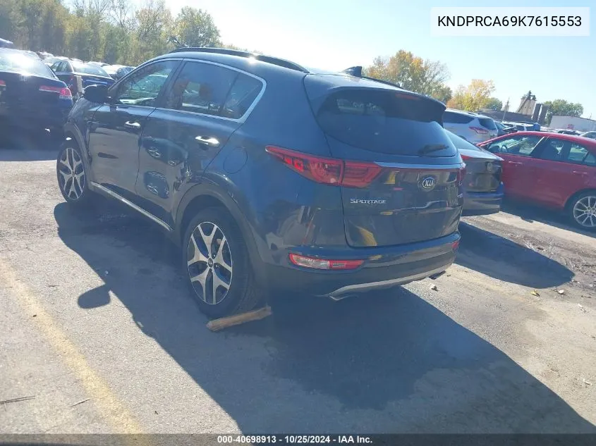 2019 Kia Sportage Sx Turbo VIN: KNDPRCA69K7615553 Lot: 40698913