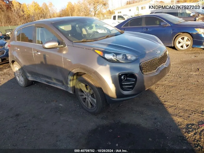 2019 Kia Sportage Lx VIN: KNDPMCAC7K7527203 Lot: 40709782