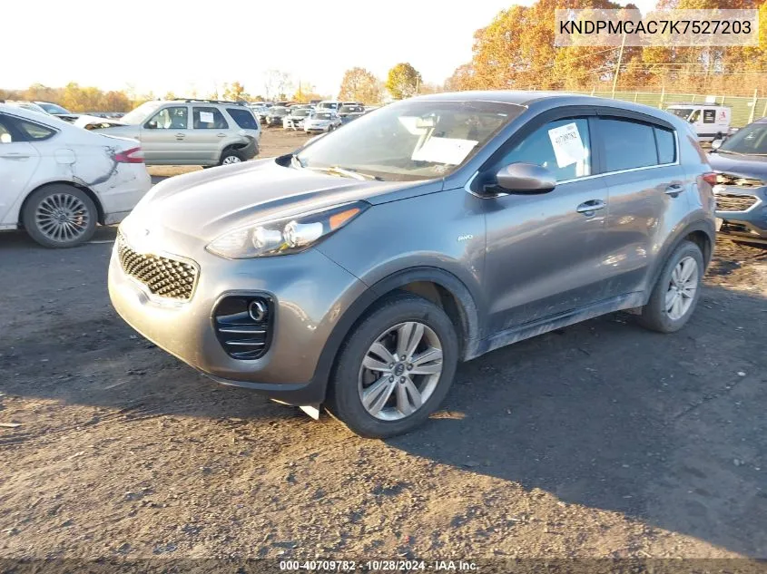 2019 Kia Sportage Lx VIN: KNDPMCAC7K7527203 Lot: 40709782