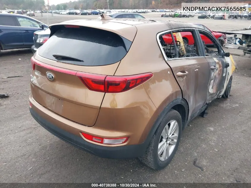 KNDPMCACXK7565685 2019 Kia Sportage Lx