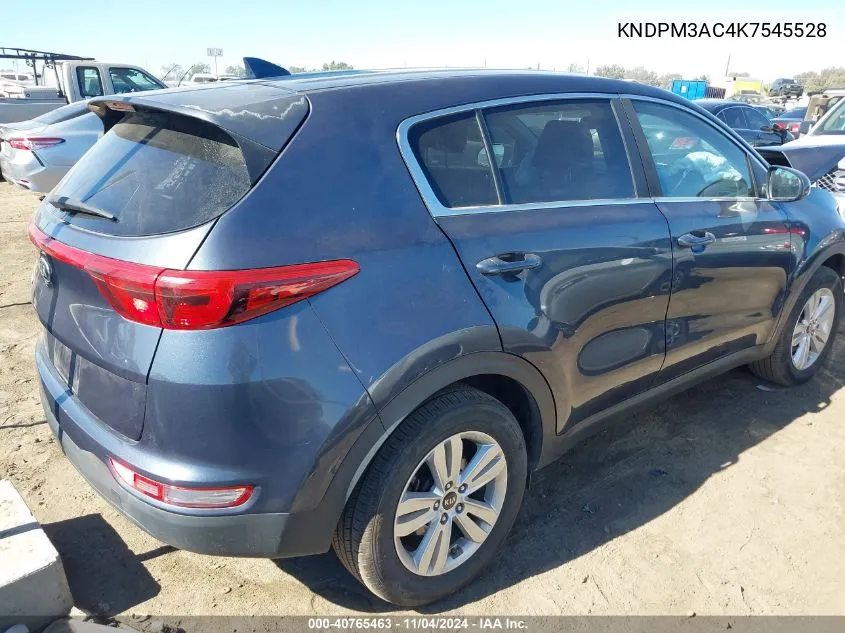 KNDPM3AC4K7545528 2019 Kia Sportage Lx