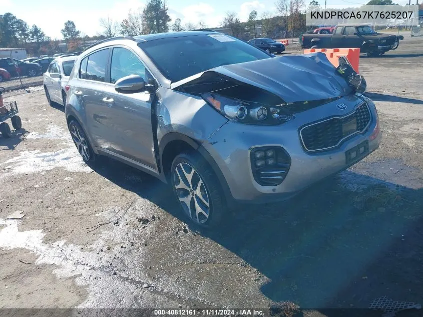 2019 Kia Sportage Sx Turbo VIN: KNDPRCA67K7625207 Lot: 40812161