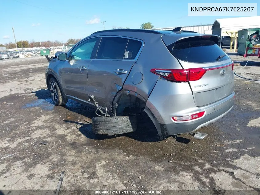 2019 Kia Sportage Sx Turbo VIN: KNDPRCA67K7625207 Lot: 40812161