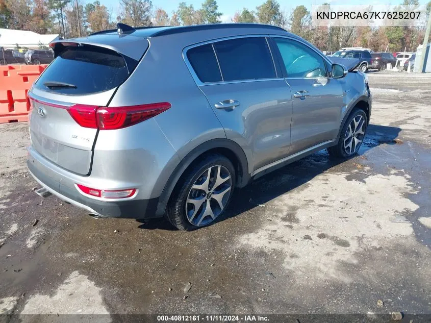 2019 Kia Sportage Sx Turbo VIN: KNDPRCA67K7625207 Lot: 40812161