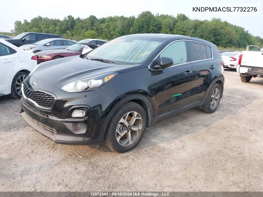 2020 Kia Sportage VIN: KNDPM3AC5L7732276 Lot: 12072341