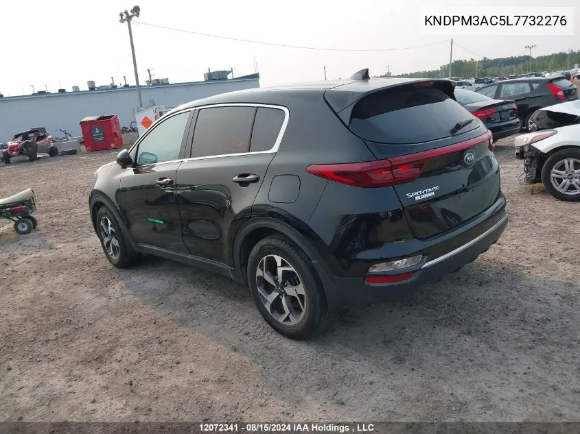 2020 Kia Sportage VIN: KNDPM3AC5L7732276 Lot: 12072341