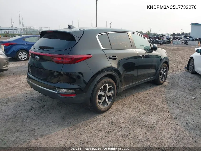 2020 Kia Sportage VIN: KNDPM3AC5L7732276 Lot: 12072341