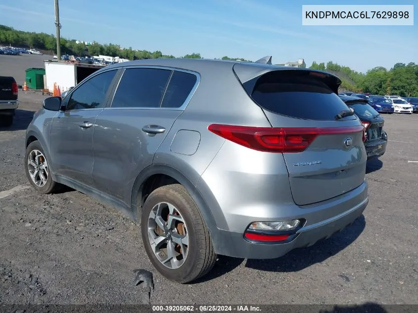 2020 Kia Sportage Lx VIN: KNDPMCAC6L7629898 Lot: 39205062