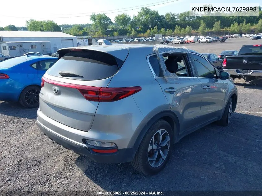 2020 Kia Sportage Lx VIN: KNDPMCAC6L7629898 Lot: 39205062