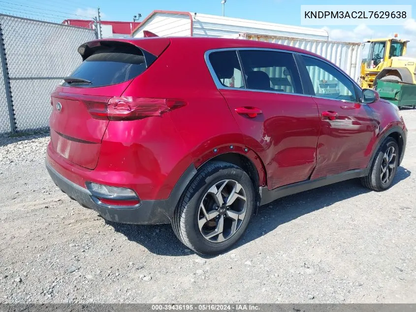 KNDPM3AC2L7629638 2020 Kia Sportage Lx