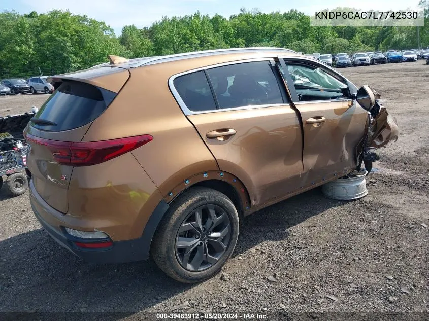 2020 Kia Sportage S VIN: KNDP6CAC7L7742530 Lot: 39463912