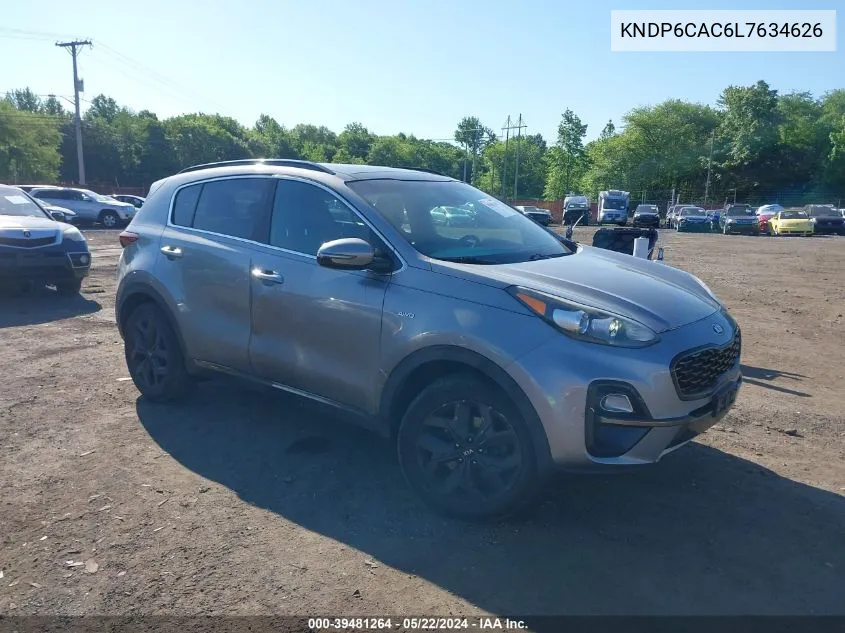 2020 Kia Sportage S VIN: KNDP6CAC6L7634626 Lot: 39481264