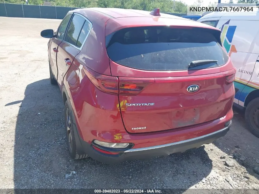 2020 Kia Sportage Lx VIN: KNDPM3AC7L7667964 Lot: 39482023